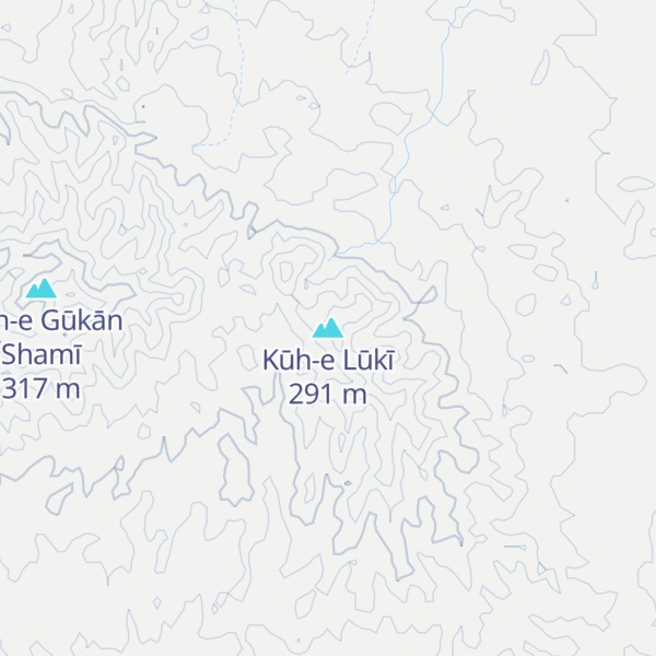 Map of Kūh-e Lūkī