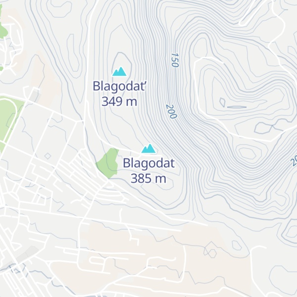 Map of Blagodat