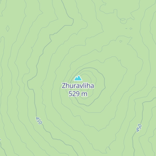 Map of Zhuravliha