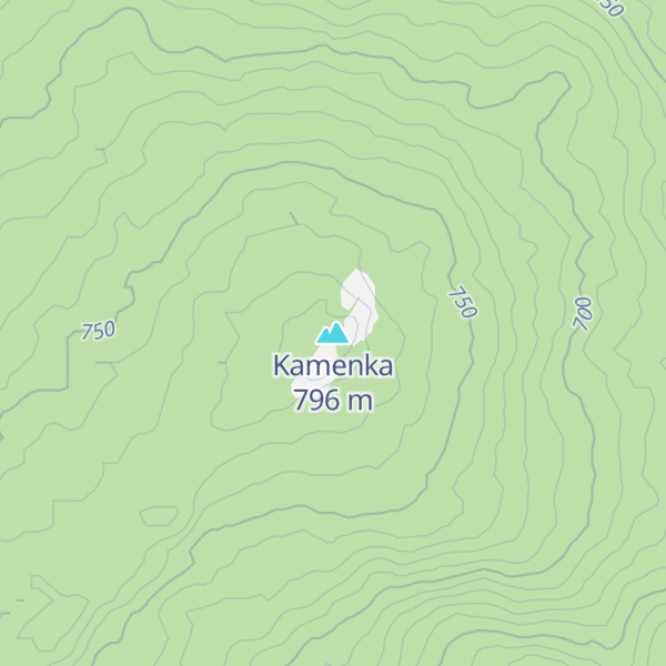 Map of Kamenka