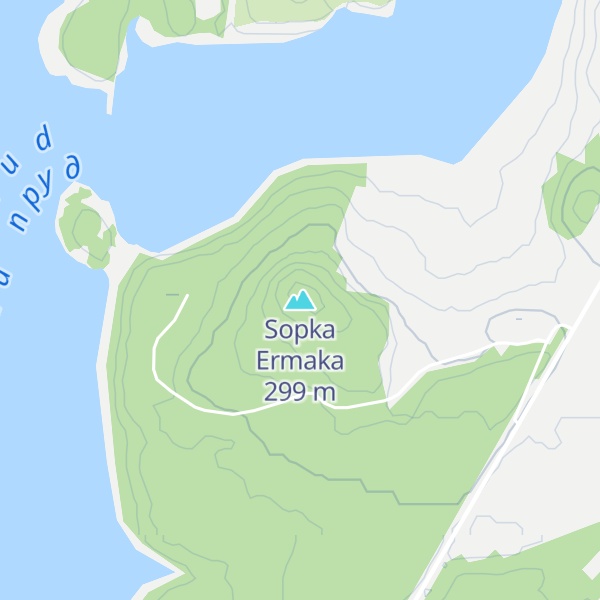 Map of Sopka Ermaka