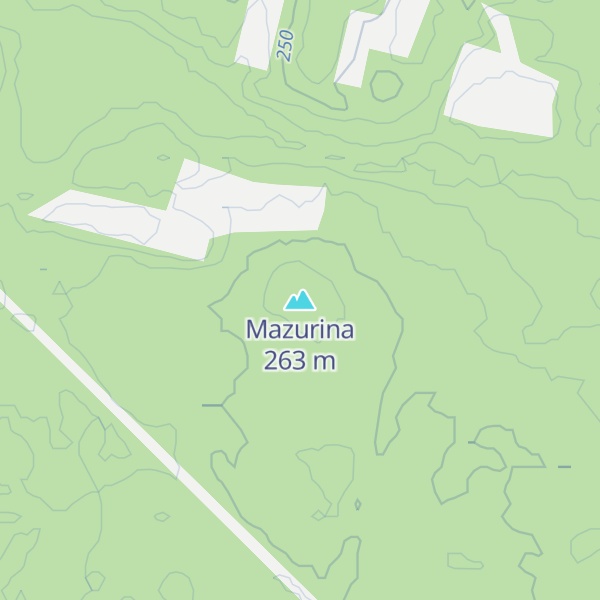 Map of Mazurina