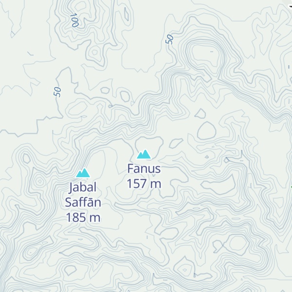 Map of Jabal Sifan