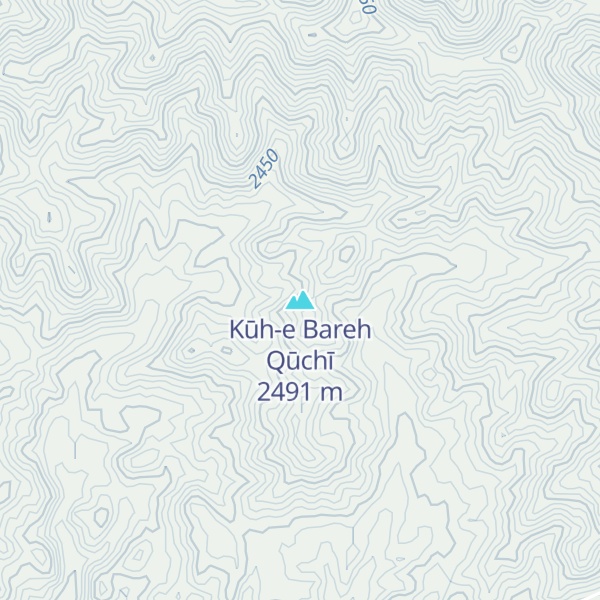 Map of Kūh-e Bareh Qūchī