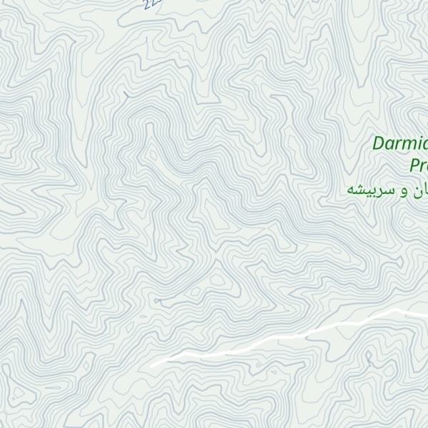 Map of Kūh-e Mīhanābād