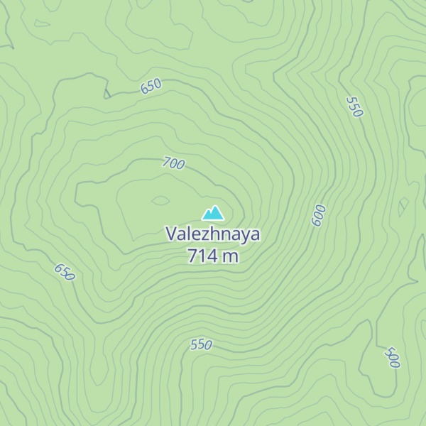 Map of Valezhnaya