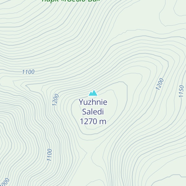 Map of Yuzhnie Saledi