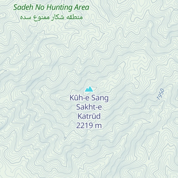 Map of Kūh-e Sang Sakht-e Katrūd