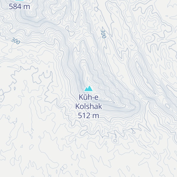 Map of Kūh-e Kolshak