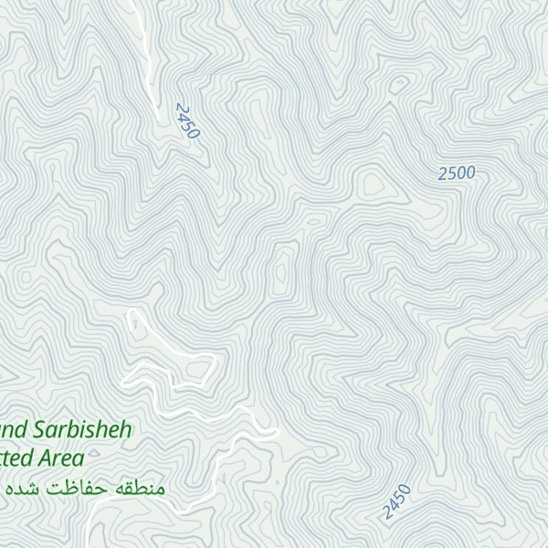 Map of Kūh-e Zīru