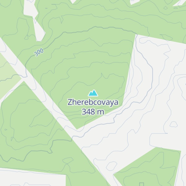 Map of Zherebcovaya