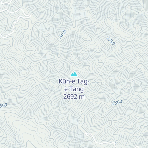 Map of Kūh-e Tag-e Tang