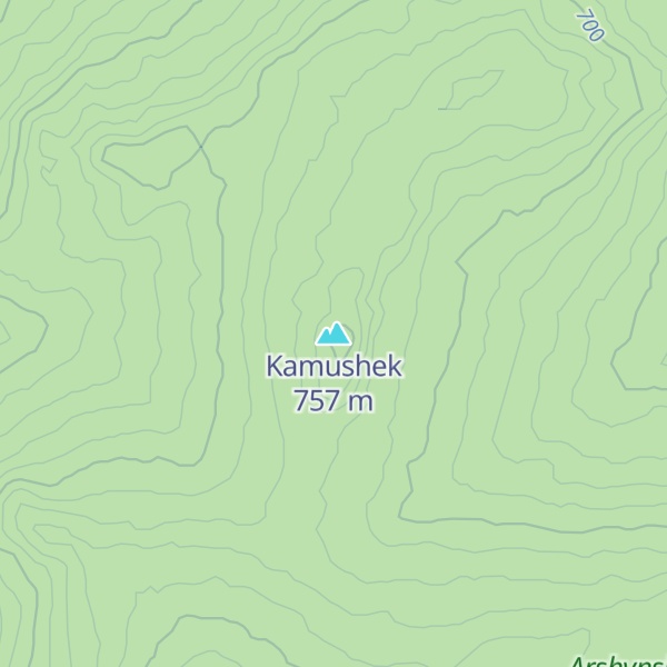 Map of Kamushek