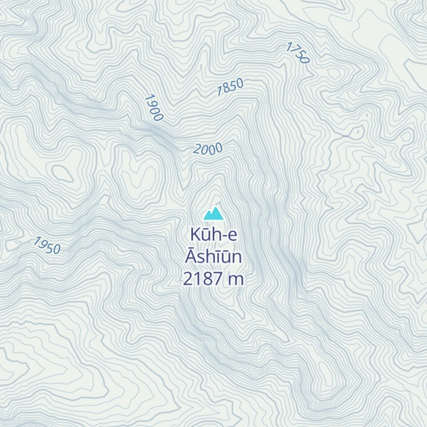 Map of Kūh-e Āshīūn