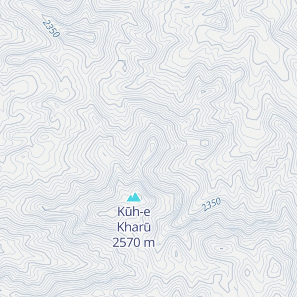 Map of Kūh-e Olang-e Dashtūk