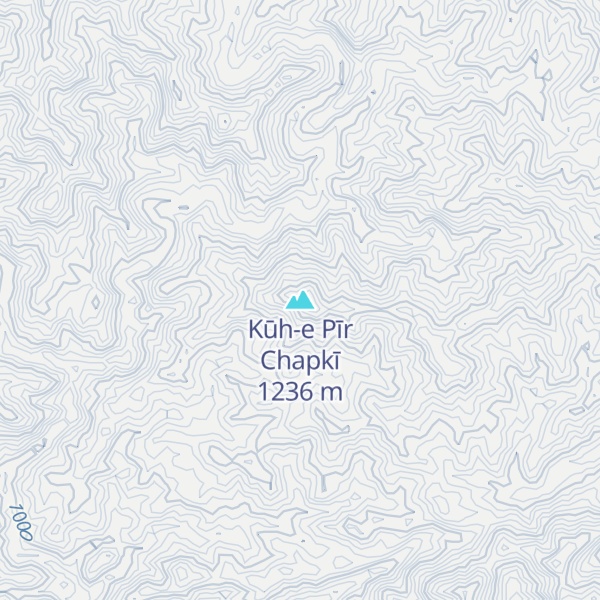 Map of Kūh-e Pīr Chapkī