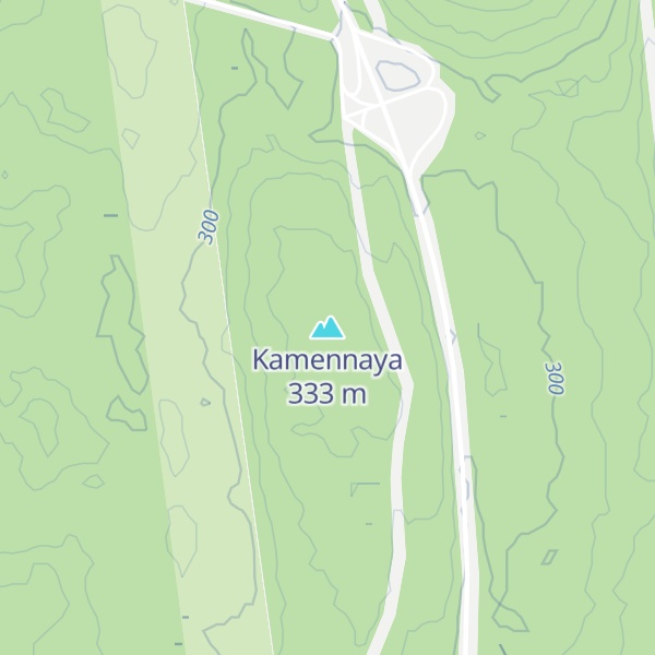 Map of Kamennaya