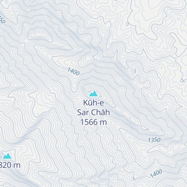 Map of Kūh-e Sar Chāh