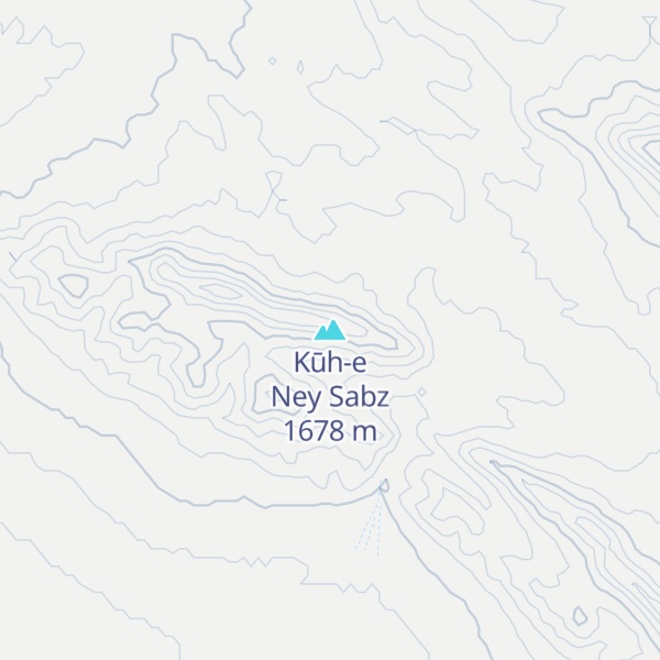 Map of Kūh-e Ney Sabz