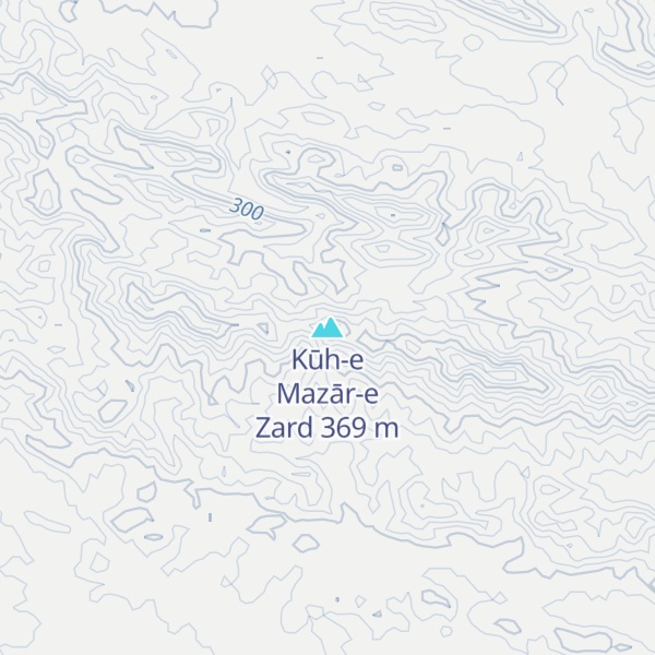 Map of Kūh-e Mazār-e Zard