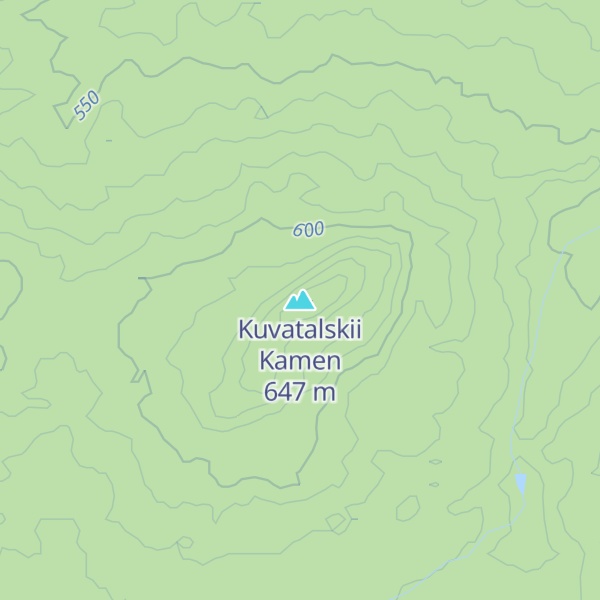 Map of Kuvatalskii Kamen