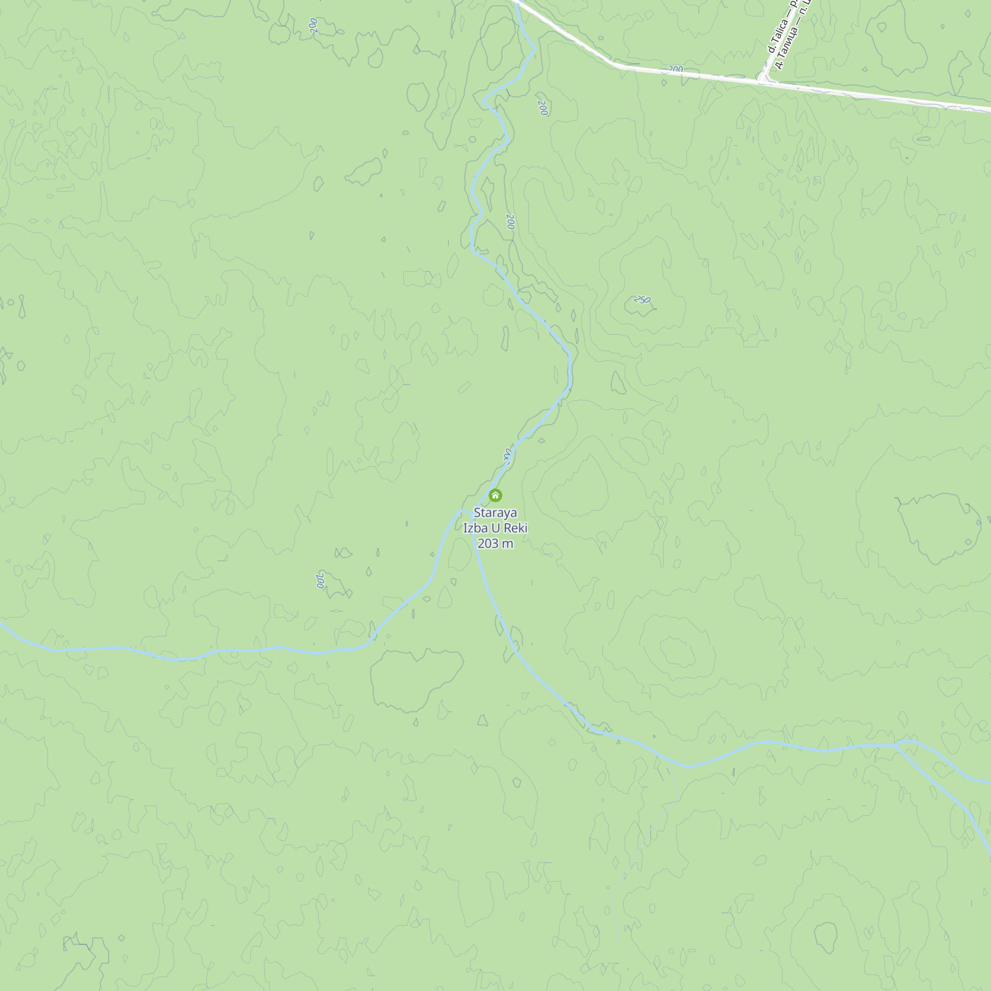 Staraya Izba U Reki map