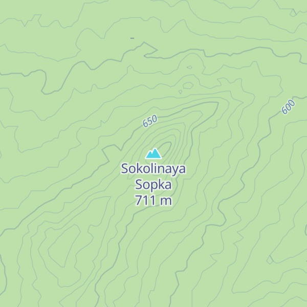 Map of Sokolinaya Sopka
