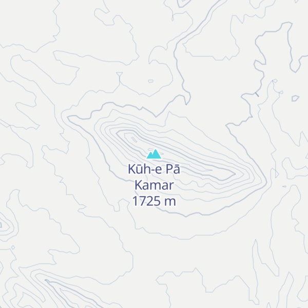 Map of Kūh-e Pā Kamar