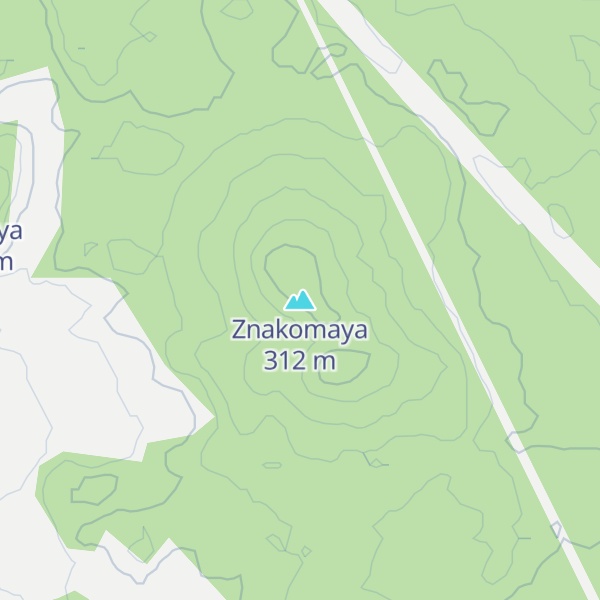 Map of Znakomaya