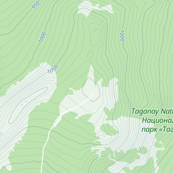 Map of Dalnii Taganai
