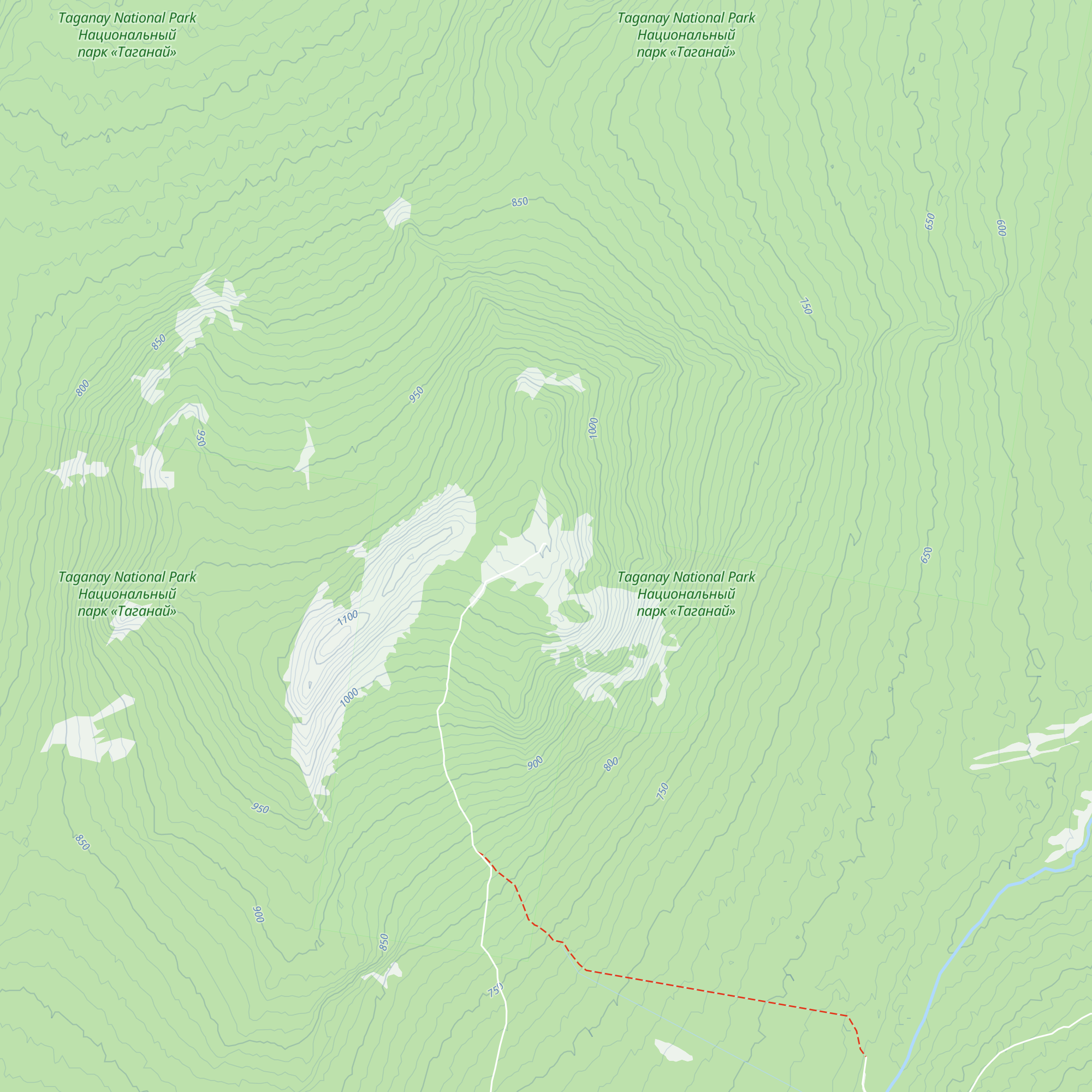 Meteostanciya «Taganai-gora» map