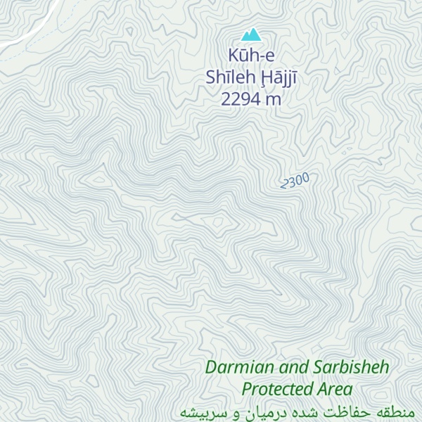 Map of Kūh-e Pol-e Maḩmūd