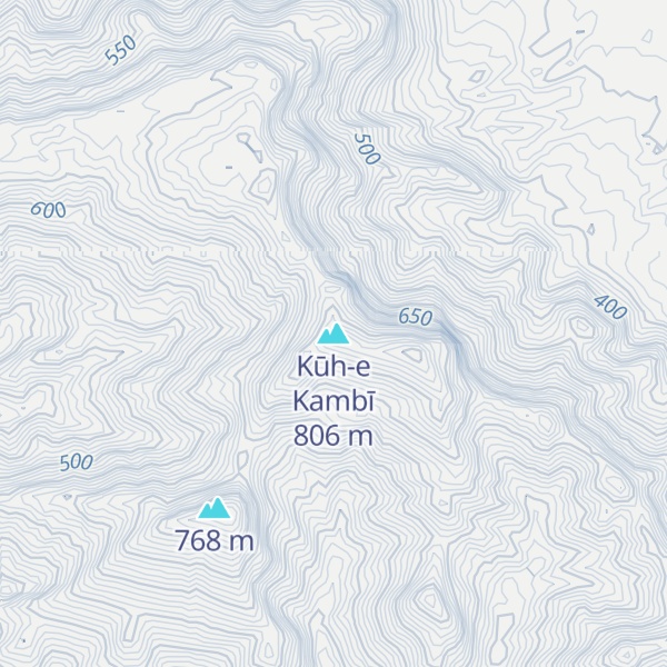Map of Kūh-e Kambī