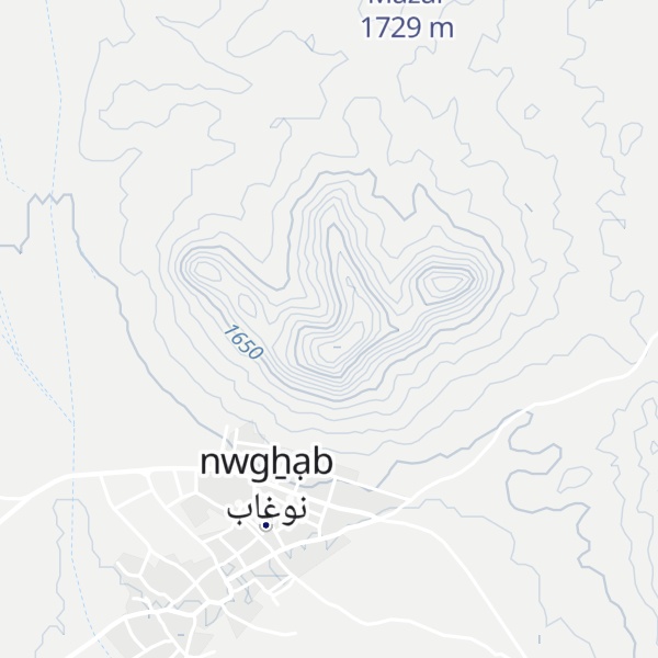 Map of Kūh-e Qarāvolkhān