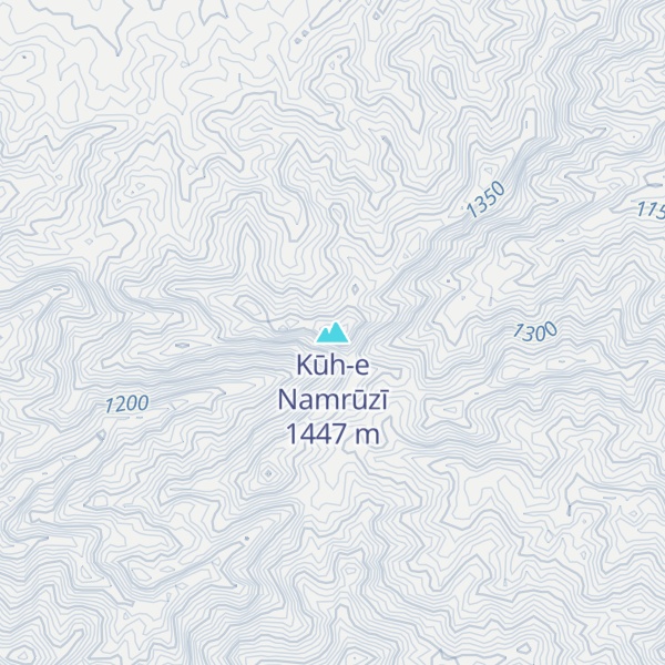 Map of Kūh-e Namrūzī