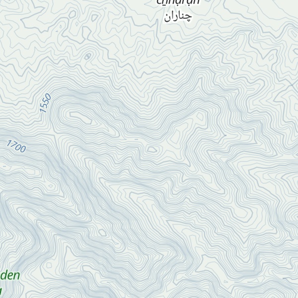 Map of Kūh-e Chenārān