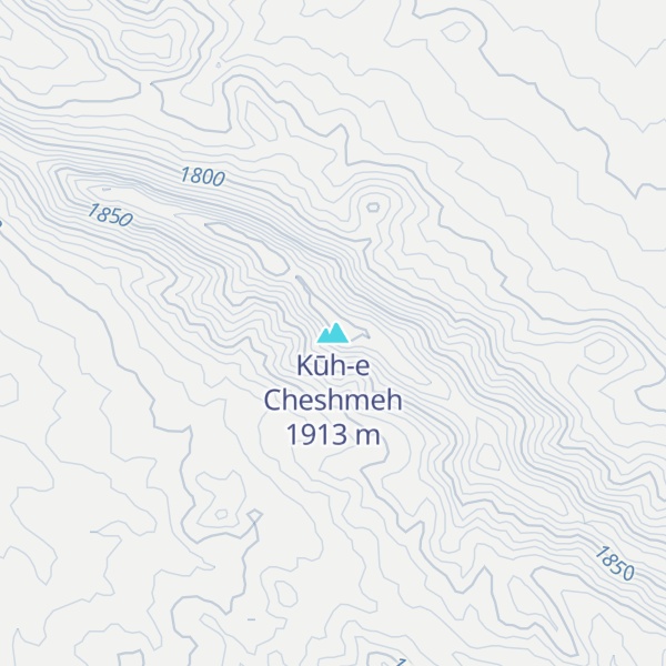 Map of Kūh-e Cheshmeh