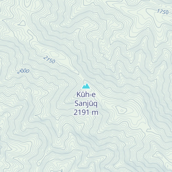 Map of Kūh-e Sanjūq
