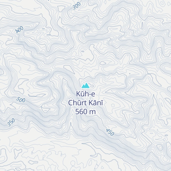 Map of Kūh-e Chūrt Kānī