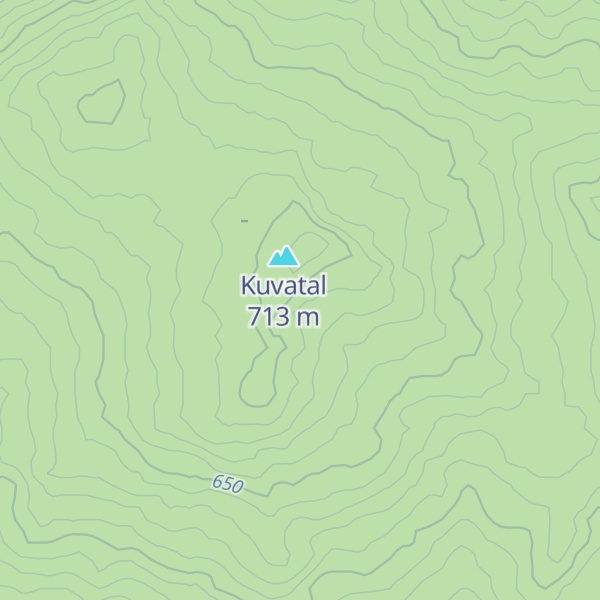 Map of Kuvatalskii Pereval