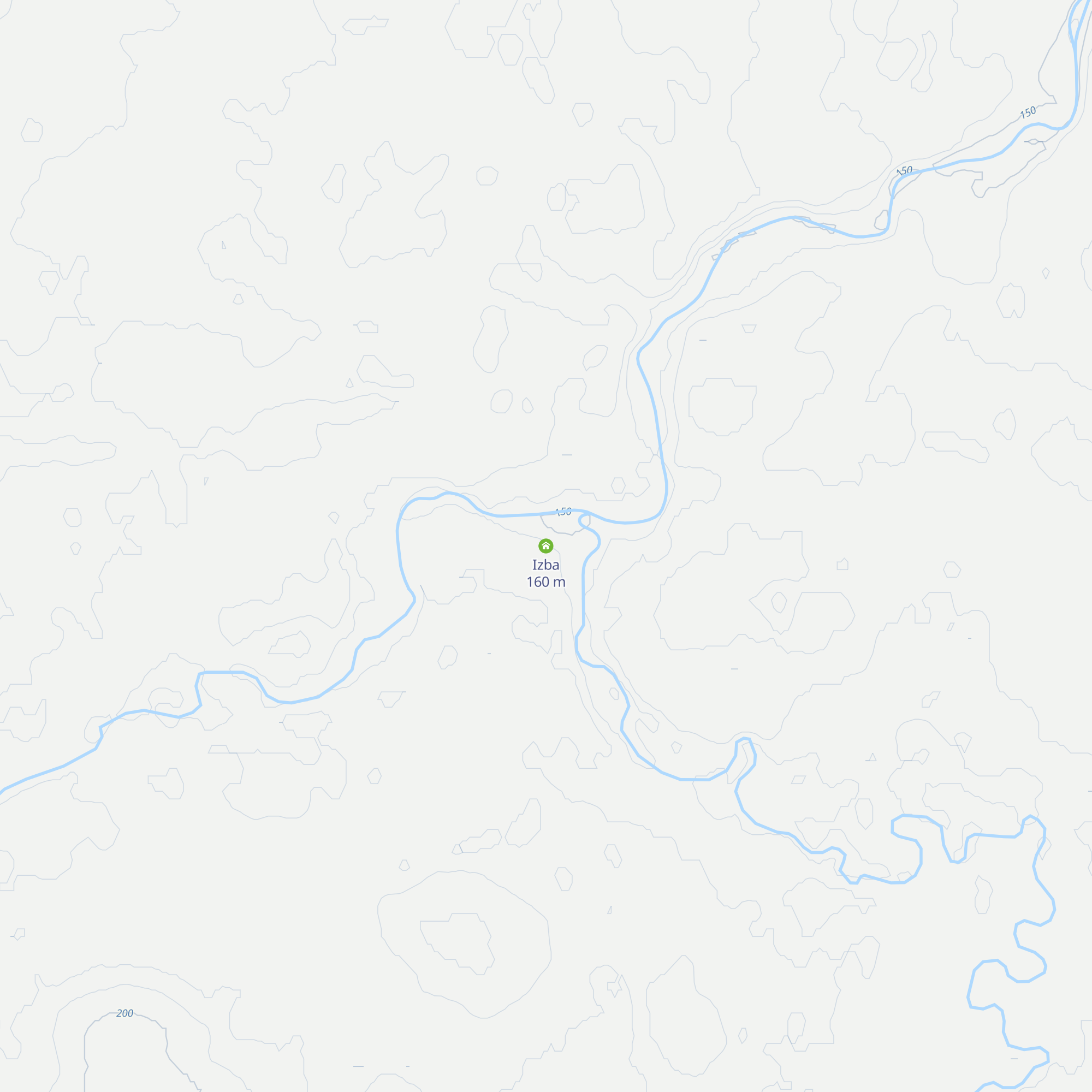 Izba map