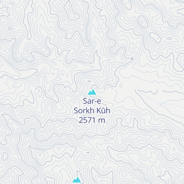 Map of Sar-e Sorkh Kūh