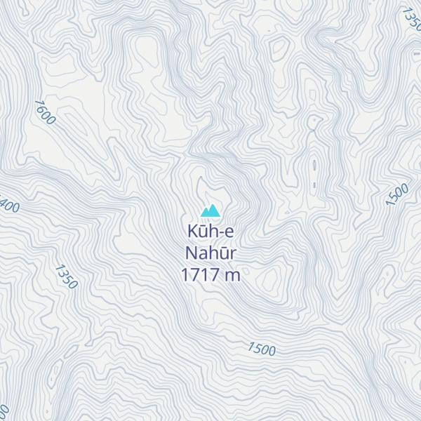 Map of Kūh-e Nahūr