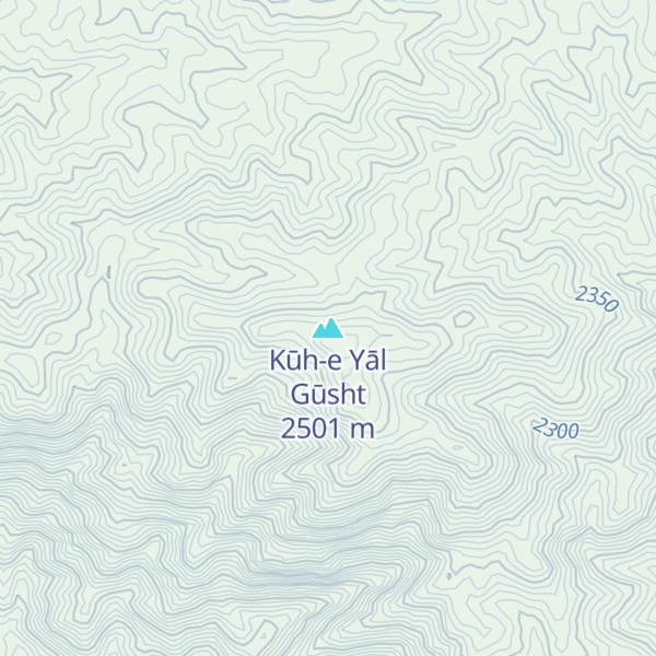 Map of Kūh-e Yāl Gūsht