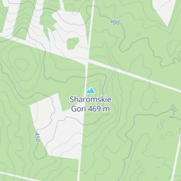 Map of Sharomskie Gori