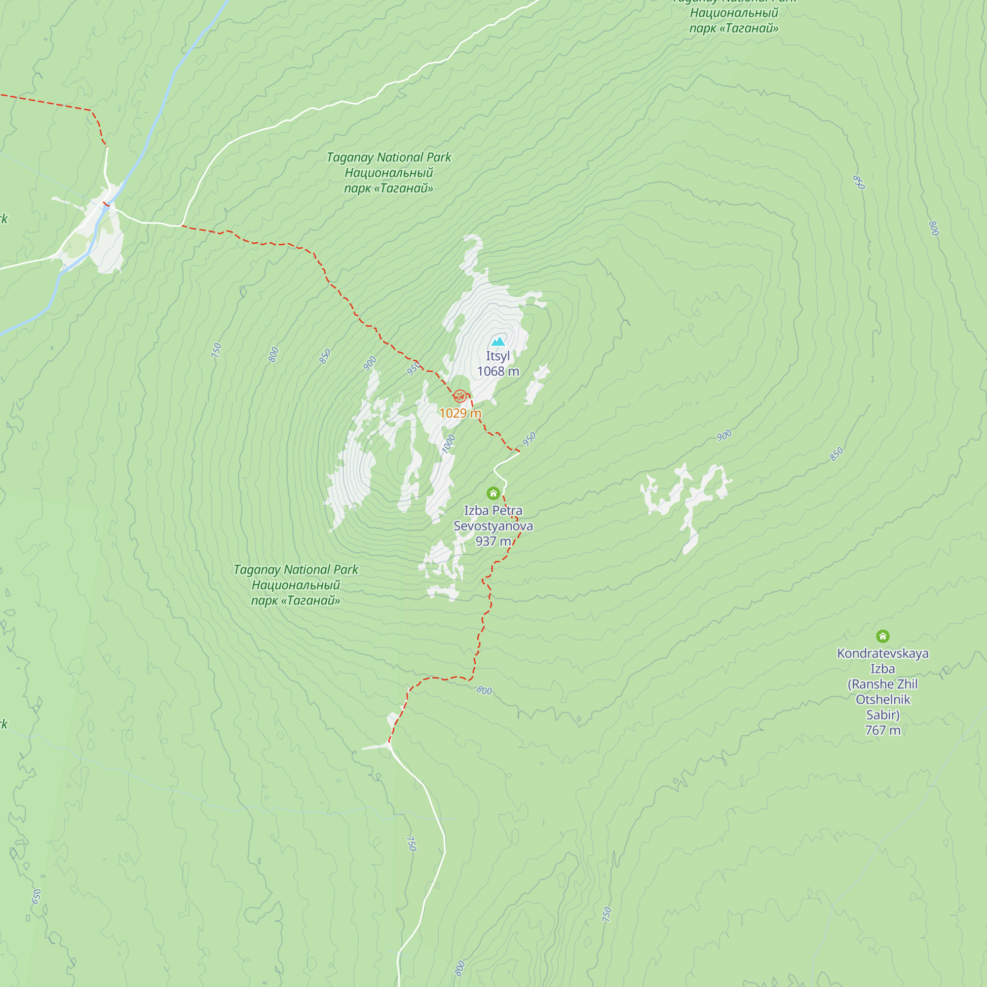 Izba Petra Sevostyanova map