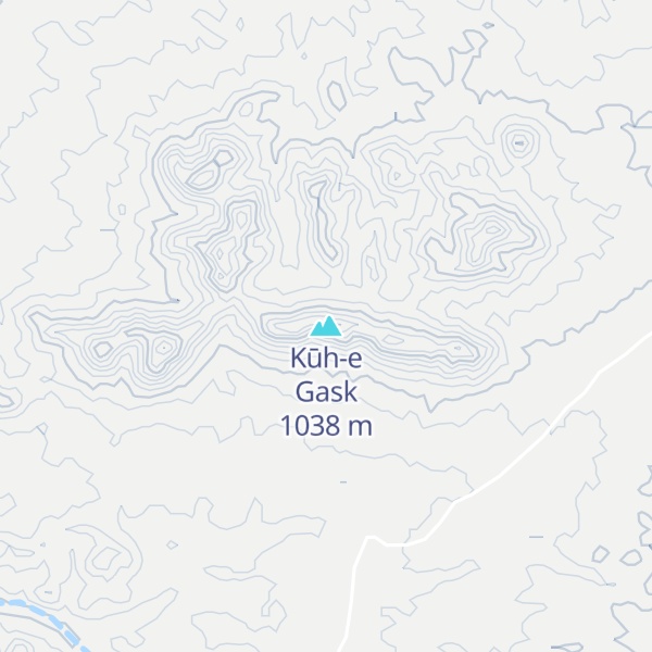 Map of Kūh-e Gask