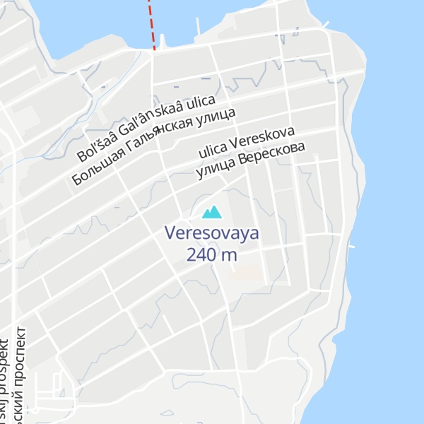 Map of Veresovaya