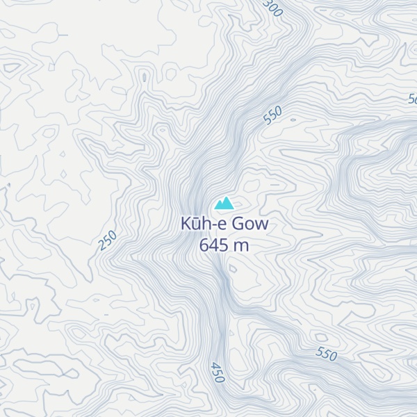 Map of Kūh-e Mazāraq