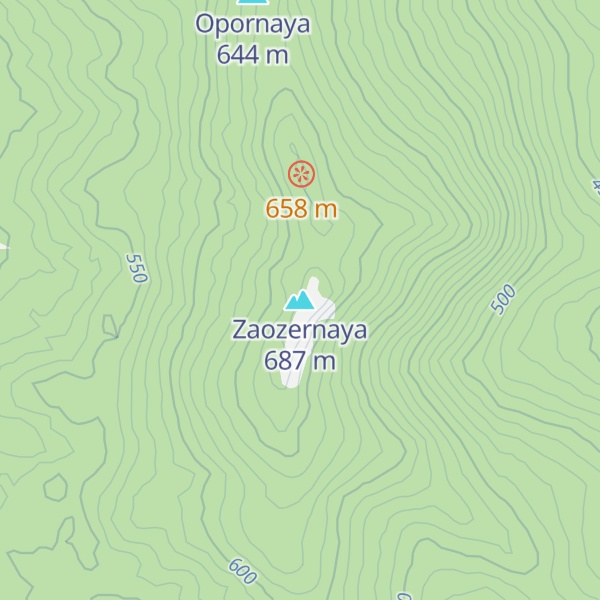 Map of Zaozernaya